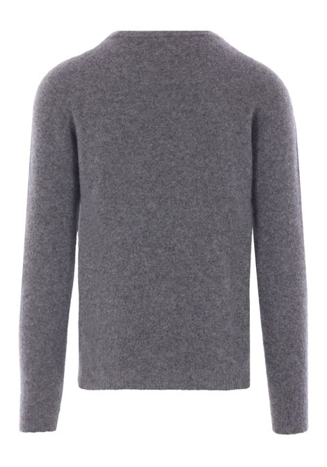 crewneck swetaer man anthracite ROBERTO COLLINA | 253M32001M3221